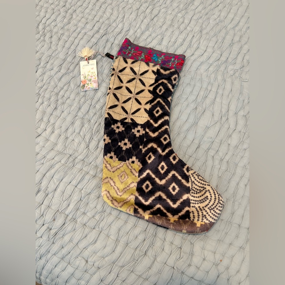 Johnny Was Multicolor Holiday Stocking